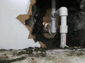 二道厨房下水管道漏水检测